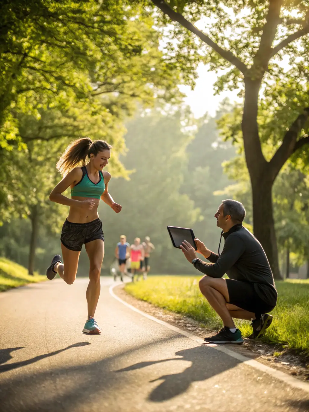 A workshop on running techniques led by an experienced coach, organized by The Baillargeaux Runners to improve members' skills and prevent injuries.